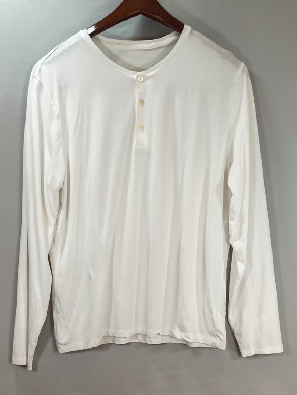 Bonobos Men's  Slim Fit White Long-Sleeve Lightweight Shirt Size L